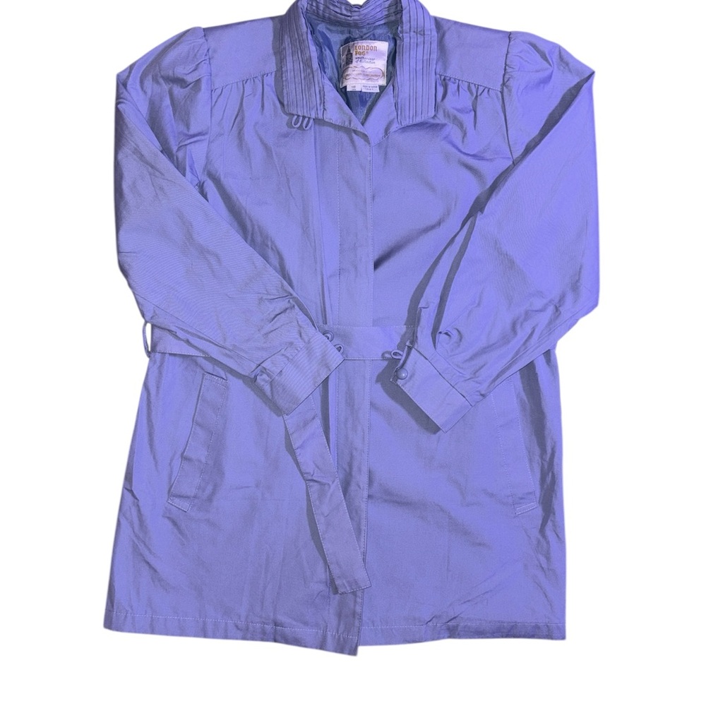 London Fog Women's Blue Trench Coat